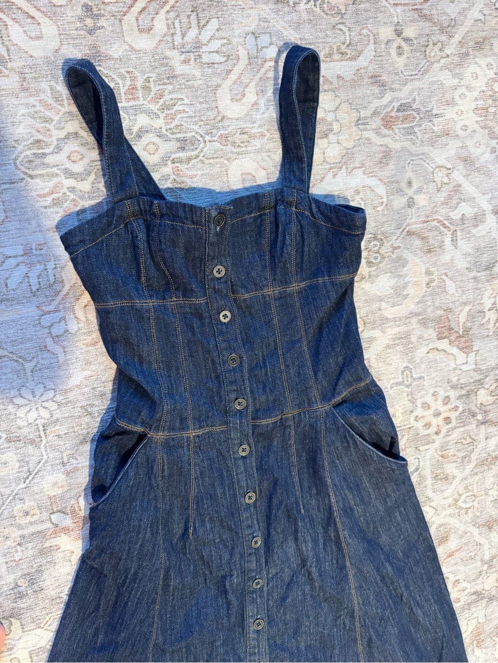 Maeve by Anthropologie Denim Midi Dress - Picture 3 of 4